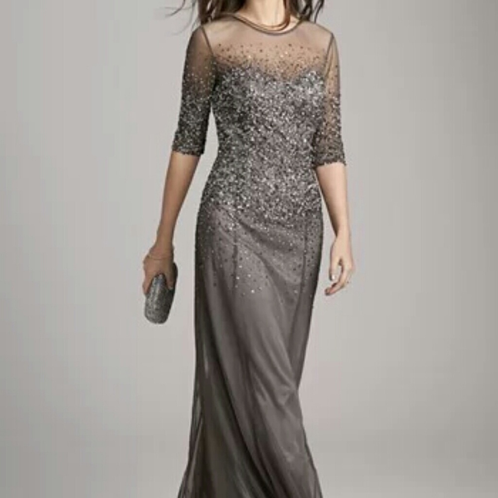 Adrianna Papell Formal Sequined Dress